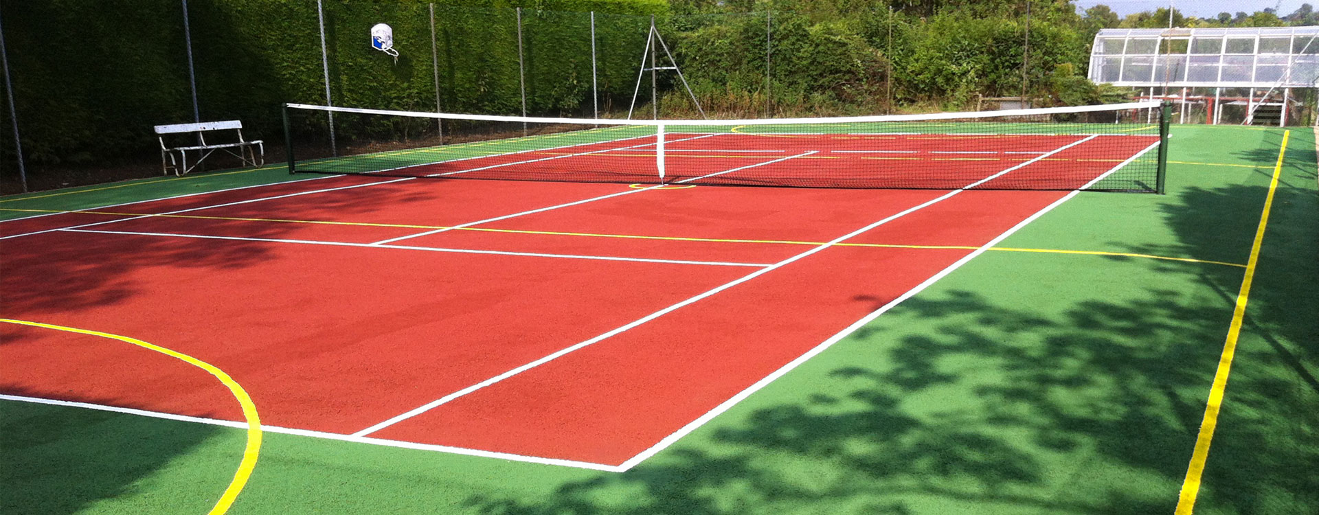 Benefits Of Artificial Clay Tennis Court Surfacing Soft Surfaces Ltd The Uk S Leading Playground Flooring