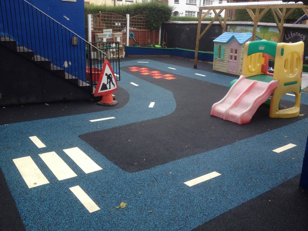 Wetpour Surfacing in Bury