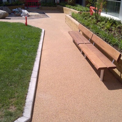 resin bound installed at park