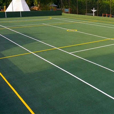 tennis court surface