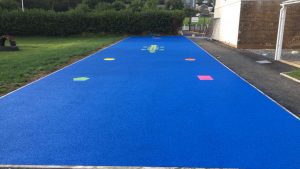 Installing Wet Pour in Wales