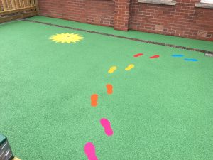 Wetpour in Barrow-in-Furness, Cumbria