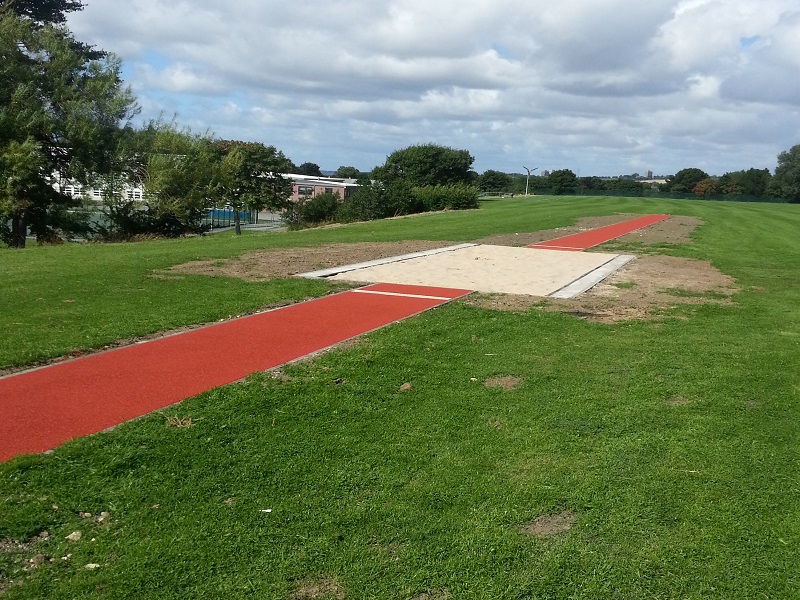 Polymeric Long Jump Pit Installation in Liverpool