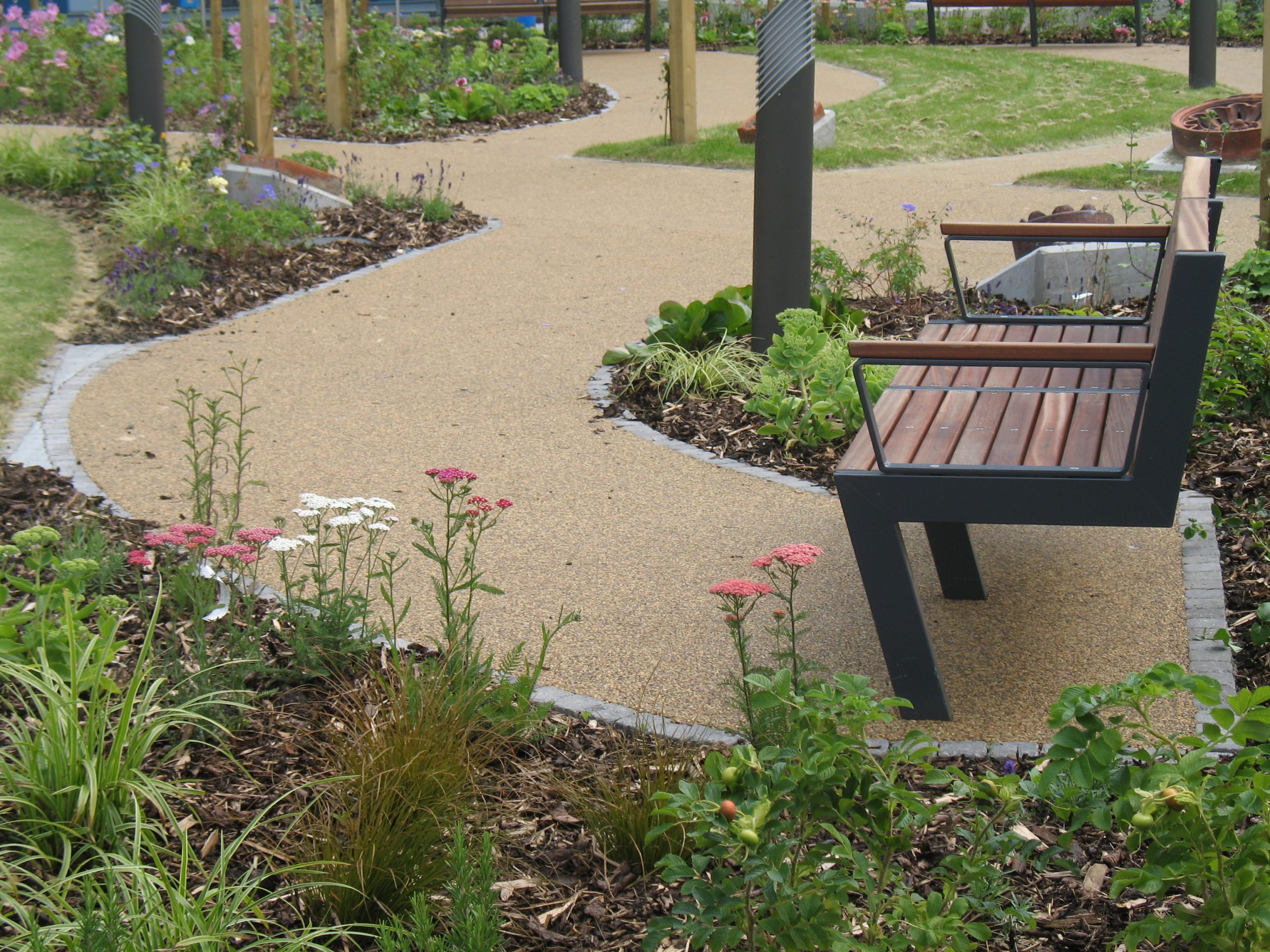 Resin Bound Gravel Installation Salford Royal Hospital Greater Manchester