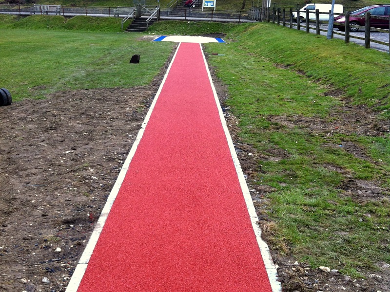 Polymeric Long Jump Pit Construction in Leeds, West Yorkshire