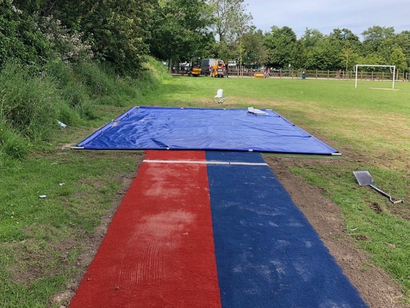 Long Jump Pit Construction in Stockport, Manchester