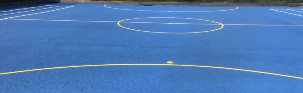 Polymeric MUGA Pitch Installation in Crawley, West Sussex