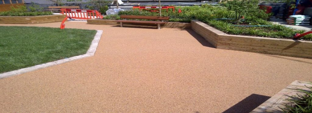 Resin Bound Stone Installation in Greenwich, London