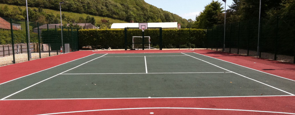 Polymeric MUGA in Cheltenham, Gloucestershire