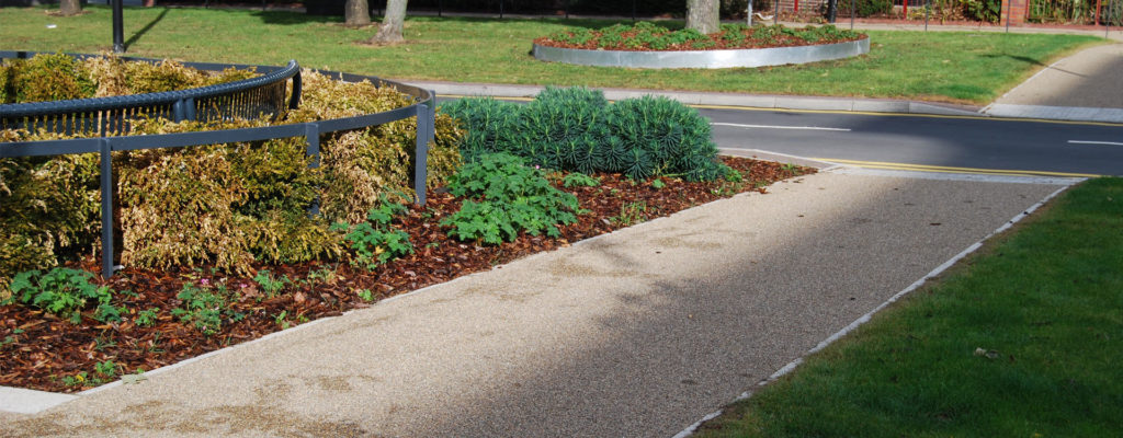 Resin Bound Stone Installation at Jaguar Land Rover, London