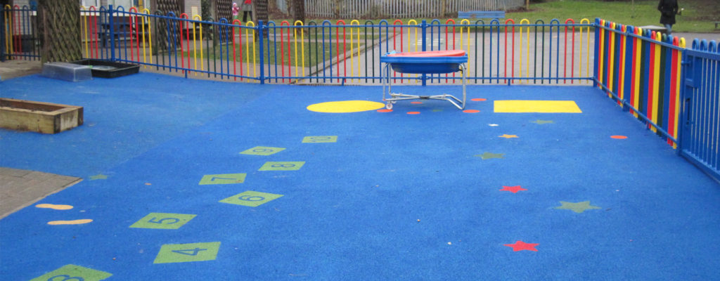 Wetpour Installation in Llanelli, Wales