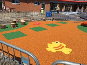 Rubber Wetpour Flooring in Bradford West Yorkshire