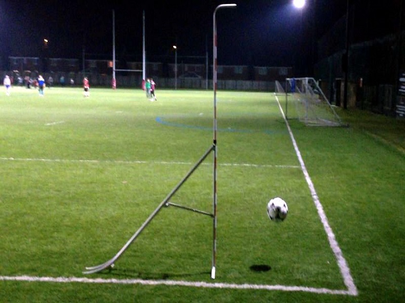 Flooded Hockey Pitch Sand Infill Cleaning