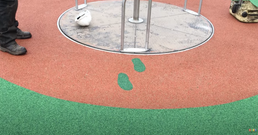 Rubber Wetpour Play Area Flooring in Bradford