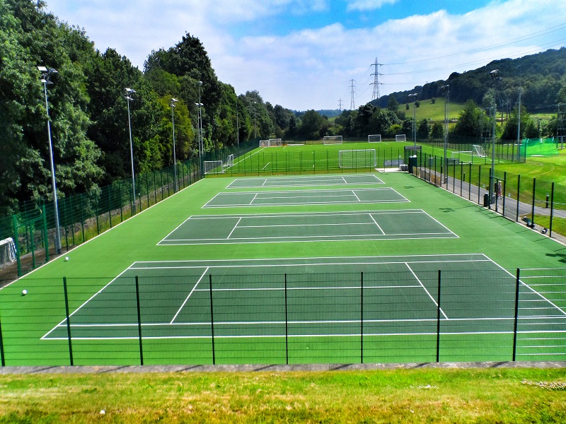 Sports Court Anti Slip Painting in Leicester