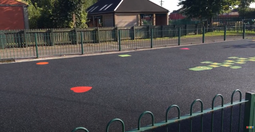 Black Wetpour Flooring Construction in Canterbury