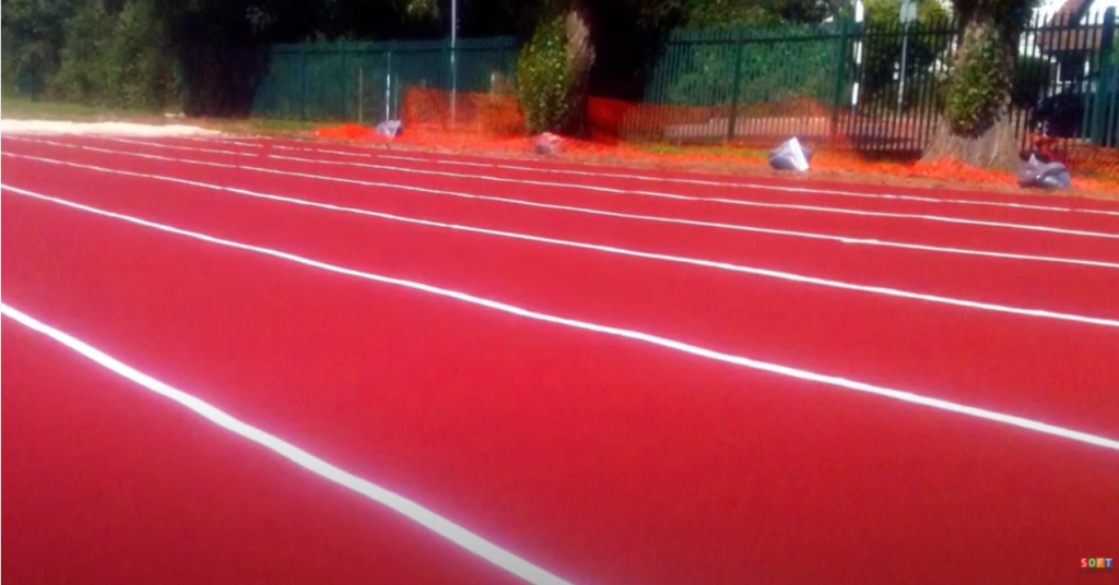 Multi Lane Polymeric Long Jump Construction in St Albans