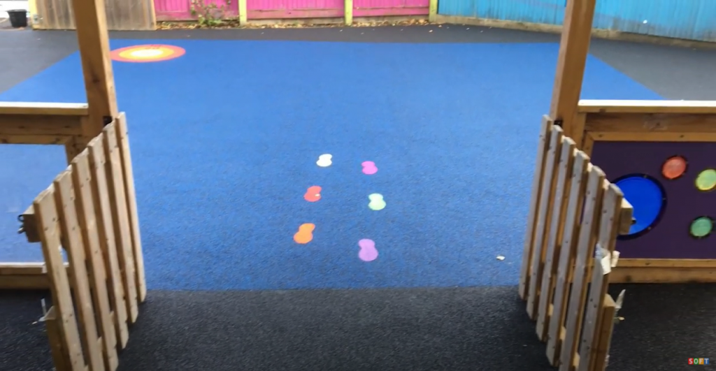 Playground Safety Surfacing with Graphics in Shropshire