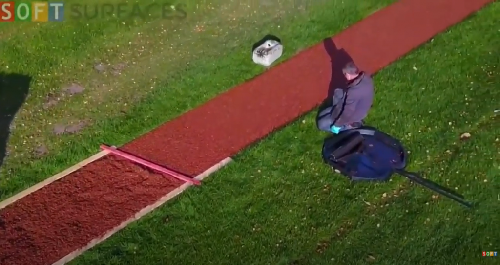 Rubber Mulch Hospital Pathway Surfacing in Suffolk