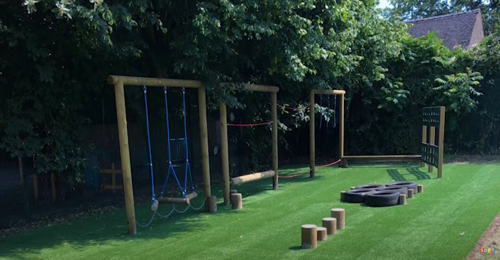 Artificial Grass and Rubber Mulch Surfacing in Derby, Derbyshire