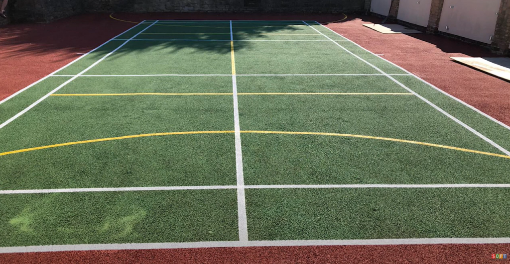 Sports Surfacing Clean and Paint in Southport