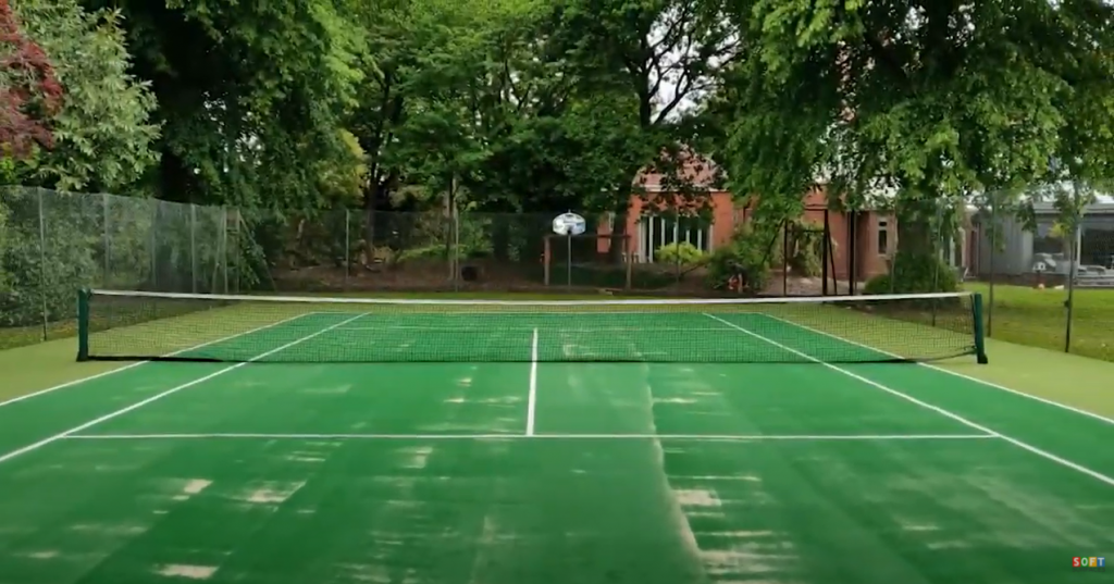 Synthetic Turf Tennis Court Installation in London