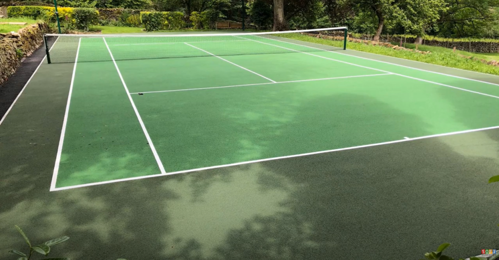 Sports Surface Colour Coating in High Peak